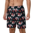 thumbnail image 2 of Balery Rose Flowers Mens Swim Trunks Swim Shorts for Men Quick Dry Inseam Beach Shorts with Compression Liner Pocket-X-Large, 2 of 9