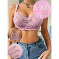 thumbnail image 1 of Seamless Wireless Bralette for Small Chest - Cute Lace High Sides for Day & Night Comfort!, 1 of 6