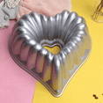 thumbnail image 2 of 3X Charlotte Heart Cake Pan,Aluminum Cake Mold DIY Baking Dessert Mousse Cake Non-Stick Cake Baking Tray Tool, 2 of 7