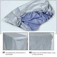 thumbnail image 7 of Luxshiny Outdoor Air Conditioner Cover, Polyester Protective Appliance Cover for AC Units, 7 of 7