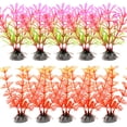 thumbnail image 1 of Plantas de acuario, plantas artificiales decoradas con peceras, envasadas en 10 piezas., 1 of 5
