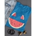 thumbnail image 3 of Buon Ferragosto Melon T-Shirt Women -Image by Shutterstock, Female Large, 3 of 4