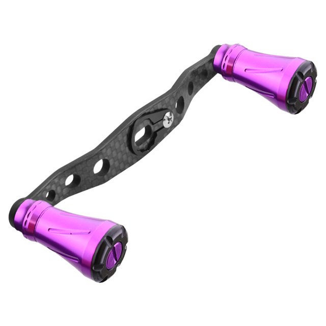 Fishing Reel Handle Grips Carbon Fiber Baitcasting Reel Handle Trolling Reel Handle Left Right Ultralight Reel Handle Fishing Accessory