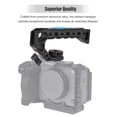 thumbnail image 3 of Handle Universal Top Handel Camera Top Handgrip with 4 Cold Shoe Mounts  Positiong Hole 1/4in And 3/8in Threaded Holes Compatible with Camera Cage Sports Camera for Vlogging, 3 of 7