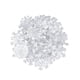 thumbnail image 1 of 200pcs White Fluorescent Snowflake Wall Sticker Creative Luminous Mural Decals Removable Wall Decals Stereoscopic Background Decoration Accessories fo, 1 of 3
