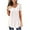 White, variant on Short Sleeve Tunic Tops for Women Summer Casual T Shirts Plus Size Crewneck Blouses Flowy Hide Belly Tunics Solid Color Long Shirt Top