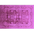 thumbnail image 1 of Ahgly Company Indoor Rectangle Oriental Purple Traditional Area Rugs, 7' x 10', 1 of 4