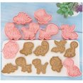 thumbnail image 3 of Bearachild 8 unidades/juego de moldes para galletas, moldes de grabado portátiles, herramienta de decoración de cupcakes, suministros de cocina Cocina y Comedor, 3 of 6