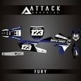 thumbnail image 4 of Attack Graphics Custom Fury Complete Bike Graphics Kit for Yamaha YZ250FX 2019, 4 of 4