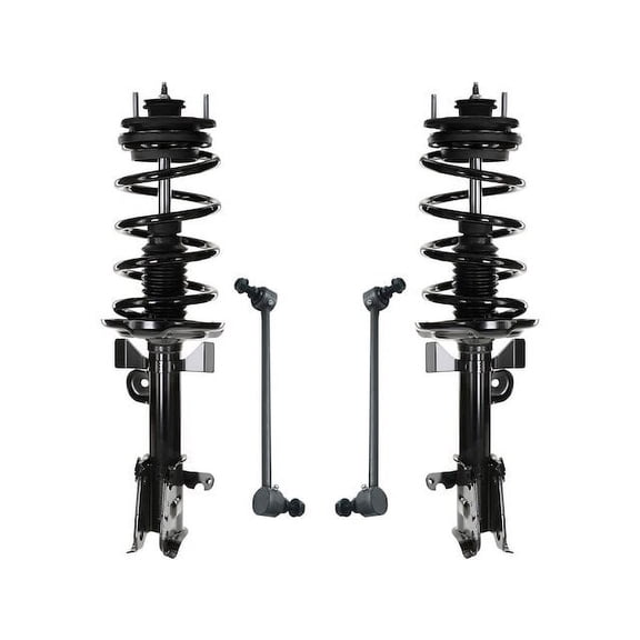 Front Strut Assembly and Sway Bar Link Kit - Compatible with 2009 - 2015 Honda Pilot 2010 2011 2012 2013 2014
