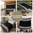 thumbnail image 6 of Black Striped Large Tapestry for Bedroom Wall Hanging Tapestry, Farmhouse Black White Stripes Ceiling Backdrop Tapestries Poster Blanket Wall Decor for Teens Room Living Room Dorm 86" x 104", 6 of 8