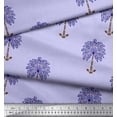 thumbnail image 3 of Soimoi Velvet Fabric Tree Block Printed Fabric 1 Yard 58 Inch Wide, 3 of 4