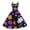 Multicolor, variant on Halloween Womens Plus Size Cocktail Dress Pumpkin Ghost Witch Graphic Cocktail Dress A-Line Crewneck 50's Dress Sleeveless Black Halloween Outfit Black 2XL