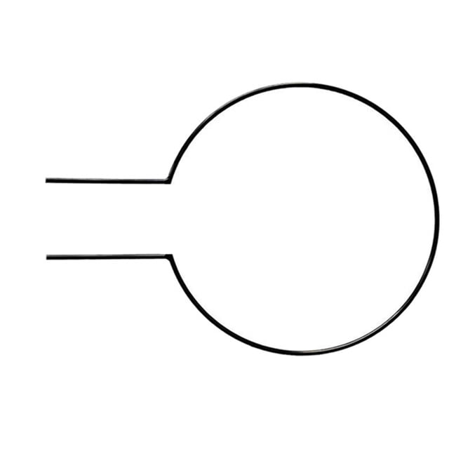 Bewildely Marco de soporte para plantas DIY de 9,1x13,3 pulgadas, enrejado de Metal para jardín, flor, verduras, soporte de ratán rosa, soporte para Jardín y Patio Forma redonda Bewildely HA004039-01