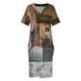 thumbnail image 4 of Abandd - Casa en un pueblo minero de SparklePyre Vestido holgado con bolsillos vestidos para mujer ropa de verano 2025, 4 of 7