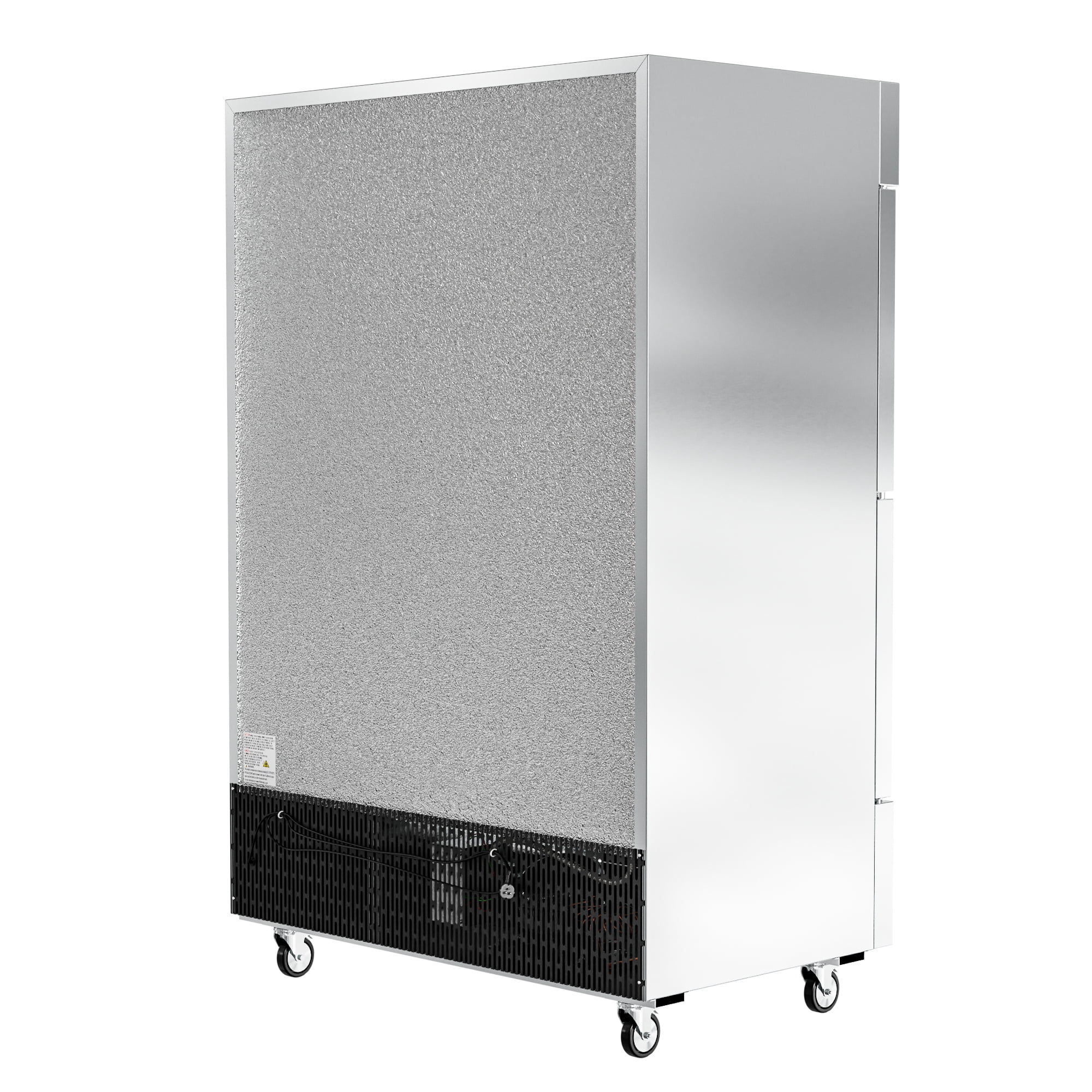 Koolmore 54" Commercial Stainless Steel Half Door Reach-In Refrigerator - Silver