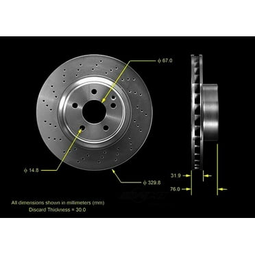 BENDIX PRT5470 Bendix Brake Rotor Fits select: 2000-2002 MERCEDES-BENZ S, 2000-2003 MERCEDES-BENZ CL
