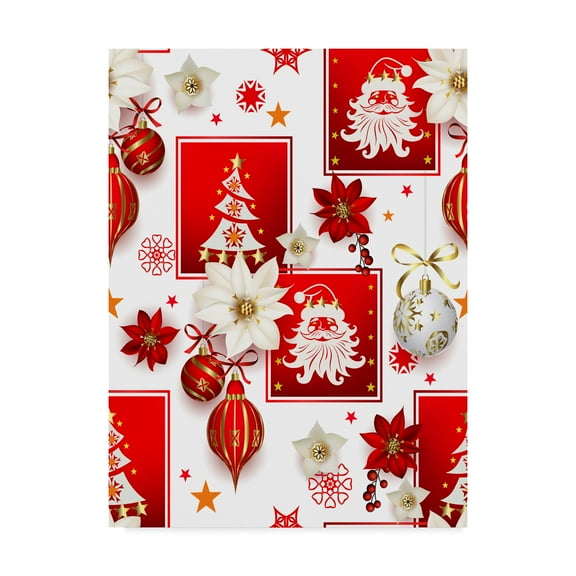 Trademark Fine Art 'Christmas Bright Composition 4' Canvas Art by Maria Rytova