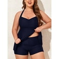 thumbnail image 3 of Summer Mae Plus Size Tankini Women 2 Pieces Swimsuits with Shorts Flowy Bathing Suits, 3 of 7