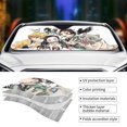 thumbnail image 5 of Windshield Sun Shade Foldable Car Front Window Sunshade For Car Suv Trucks Vans - Best Heat Shield Blocker Visor Cover Blocks Uv Rays And Keeps Your Vehicle Cool-Small, 5 of 5