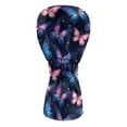 thumbnail image 2 of Yuyamidu Colorful Butterfly Golf Club Head Covers for Drivers, Fairway Woods, and Hybrids, Waterproof Leather Head Covers Women Golf Headcover with Soft Lining, 2 of 8