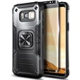 thumbnail image 7 of Nagebee Case for Samsung Galaxy S8 with Screen Protector (Soft Full Coverage), Full-Body Protective [Military-Grade], Magnetic Car Mount Ring Holder, Heavy-Duty Durable Case (Black), 7 of 7