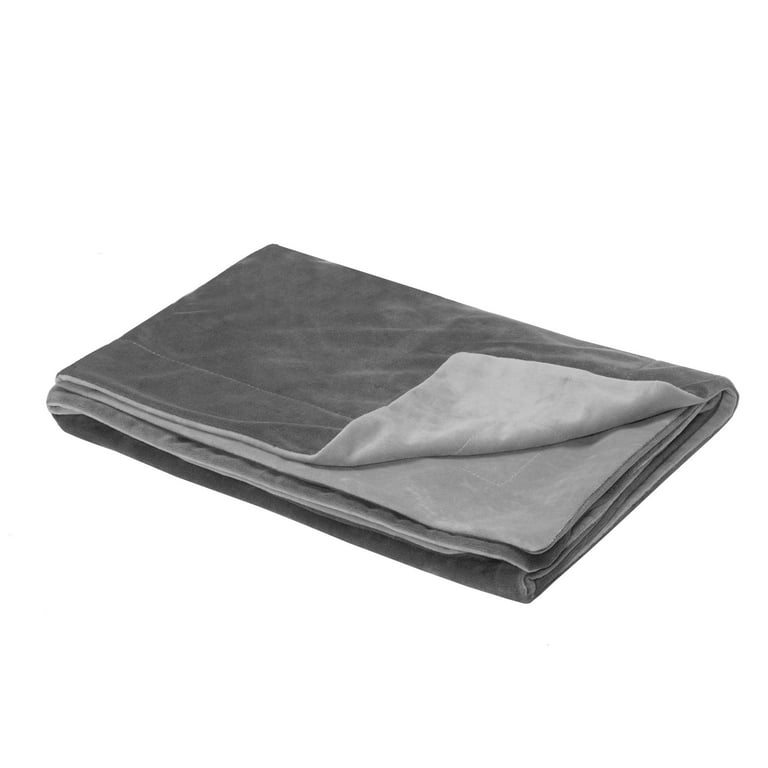 FurHaven Pet Products Waterproof Velvet Throw Blanket Granite Gray Large