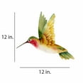thumbnail image 3 of Eangee Home Design Hummingbird Wall Decor Yellow And Green, Capiz and Metal, Indoor / Outdoor Safe, 12x1x12 Inches, 3 of 6