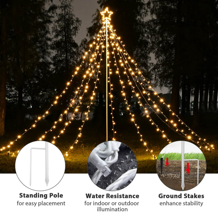 LED Tree Lights, LED Light Tree, Tree Light, Warm White
