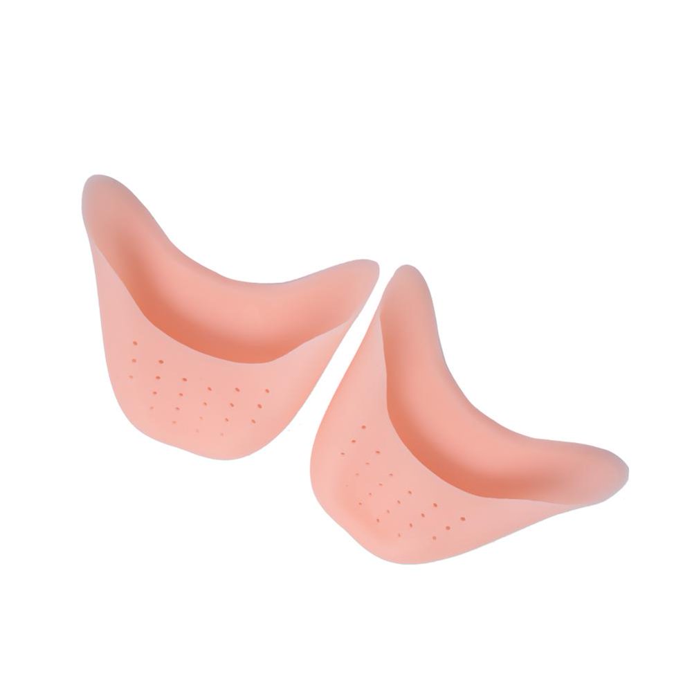 Tebru 1 Pair Silicone Soft Ballet Pointe Dance Shoes Pads Dancing Toe