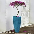 thumbnail image 3 of Ecobo Maceta Ecológica Redonda Onda 80 cm, Uso Interior/Exterior, Duradera, Versátil y Ligera, Artesanos Brasileños, Diseño Contemporáneo, Todo Clima, Azul., 3 of 6