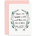 thumbnail image 1 of Tarjeta de amistad Old English Co. «Amigos de por vida» para ella, 1 of 6