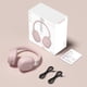 thumbnail image 4 of Pisexur Auriculares deportivos Bluetooth para juegos, con cable e inalámbricos, modo doble, plegables, suaves, de baja latencia y alta batería, 5.4 horas de duración de la batería, para niños y adult, 4 of 7