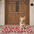 thumbnail image 4 of Red Christmas Decoration Pattern Door Rugs,Washable Non Slip Door Mats Indoor,Decorative Door Mats,Entry Mat Indoor for Entrance,Bedroom,Kitchen,Bathroom,16"x47", 4 of 6