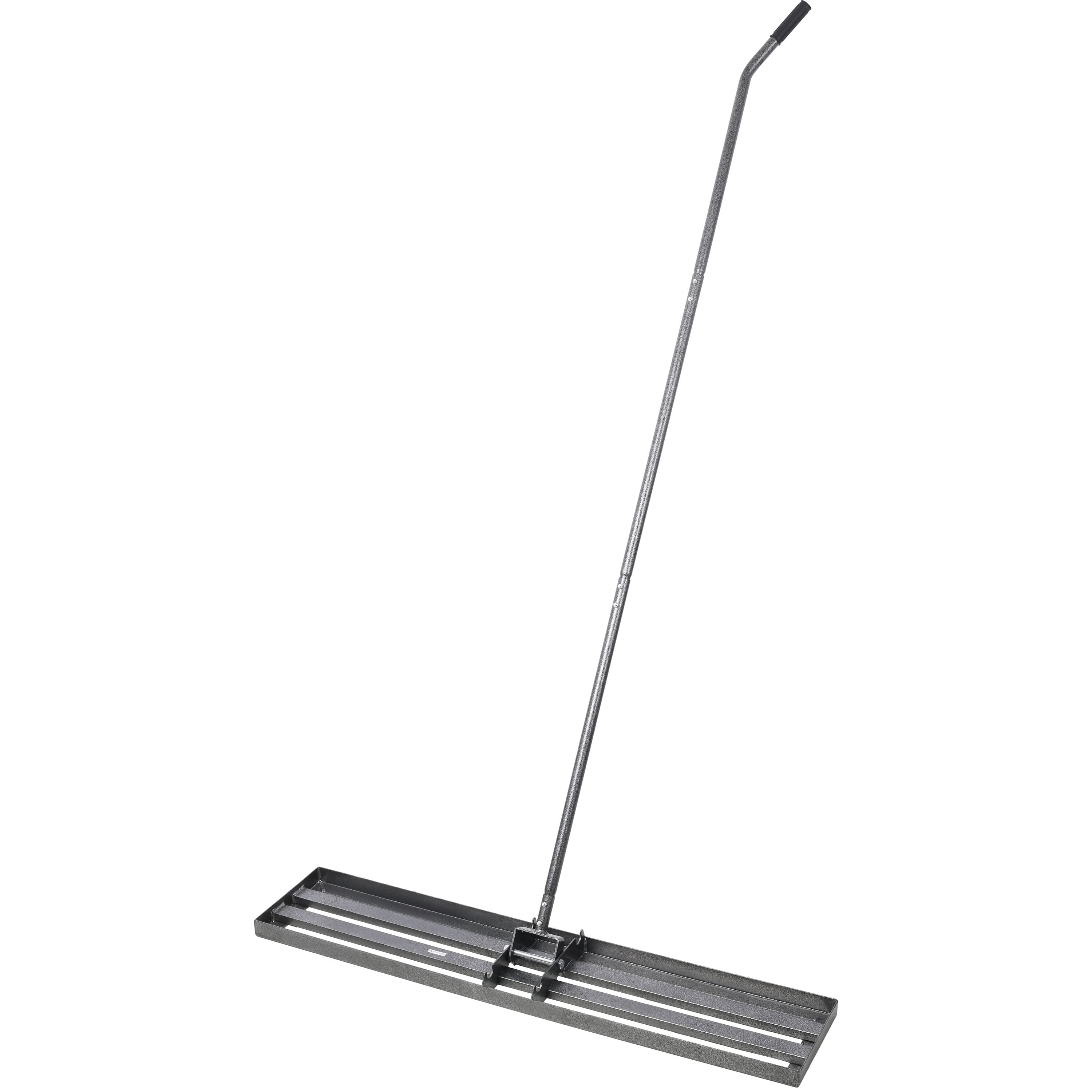 Lawn Leveling Rake, 48"x10" lawn Leveling Tool, Heavy Duty Effort Saving Lawn Level Tool, 7FT Steel Handle Lawn Leveler for Yard Garden Golf Course, Ease Level Soil Sand Dirt Surfaces and Fertilizer