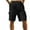 Black, variant on MTBLYS Mens Cargo Shorts Fashion Solid Color Comfortable Shorts with Pockets Casual Loose Fit Comfort Waist Basic Shorts Casual Shorts Men