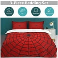 thumbnail image 3 of Spider Web Set Duvet Cover Bedding Set Duvet Cover Polyester Quilt Cover for Full Size, 3 of 6