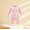 Pink, variant on YHAJDS Baby Boy Girl Snowsuit Winter Warm Fleece Hooded One Piece Jumpsuit Infant Newborn Bodysuit Clothes