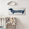 thumbnail image 2 of Stupell Industries Hot Dog Alphabet Animal Pet Blue Word Design Canvas Wall Art by Daphne Polselli, 2 of 6