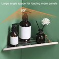 thumbnail image 4 of Dianhelloya 1/2Pcs Bathroom Corner Shelves Rust-Proof Easy Installation 304 Stainless Steel Shower Rack with Drainage Design, 4 of 8