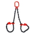 thumbnail image 1 of Chain Sling,10Ton-16Tonx2M-8M 1-2 Leg Lifting Sling Tool For Rebar Unloading Connection Die Forged Hook Crane, Combined Lifting Chain ,Easy to Operate, 1 of 3