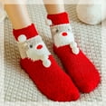 thumbnail image 4 of LUOGENLI Socks for Men Size 13-15 Extra Wide Socks Christmas Tree Snowflake Snowman Bow Cotton Socks Novelty Color Patterns Christmas Socks Dress Socks Cute Design Socks for Men Women Xmas Party 2Pcs, 4 of 5
