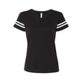 thumbnail image 2 of Lat Ladies' Football V-Neck Fine Jersey Tee 3537, 2 of 3