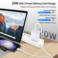 thumbnail image 2 of LujingZ Fast Charger, USB C Block, Compatible for Samsung Galaxy A17/A16 5G/A15/A36/A56/A26, iPhone 17/16/15 Series, iPad, Google Pixel 10/10 Pro/10 Pro XL/10 Pro Fold, 2 of 7