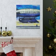 Lofty Art Deco Blimp - Canvas