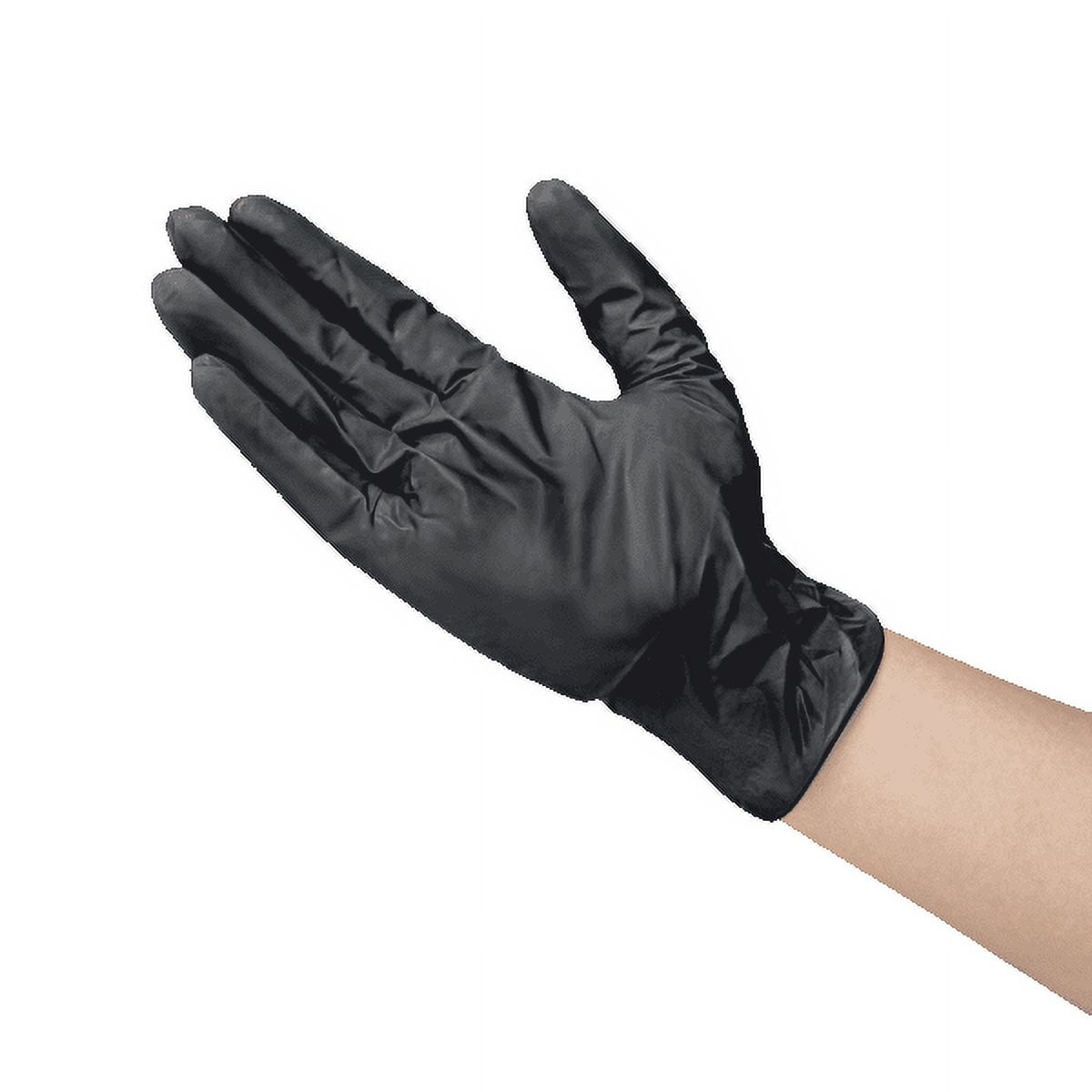 [1,000 ct] Karat Vinyl Gloves, Powder-Free, Black, Extra Large