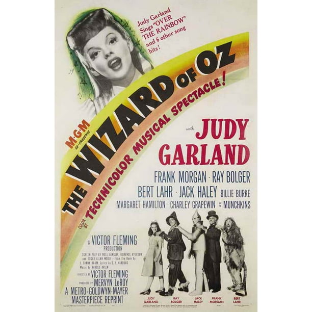The Wizard Of Oz Movie Poster Style G 27 X 40 1939 Walmart Com Walmart Com