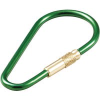 Lucky Line C-Clip Aluminum Key Ring - Assorted Purse Clip - Pack of 1