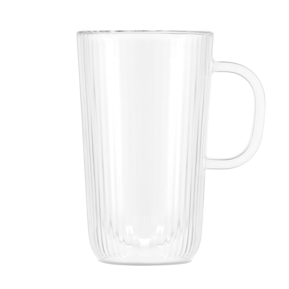 Bodum Set of 4 Double Wall Glasses with Handle, 13.5 Fl Oz – Insulated Glass Coffee Mugs
