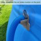 thumbnail image 5 of Yuarrent Soporte de fijación para tubería de piscina, soporte sobre el suelo, abrazadera para manguera de agua, fijador de Clip, azul/negro, 1 ud. Deportes acuáticos Gris Yuarrent OD001941-02, 5 of 6